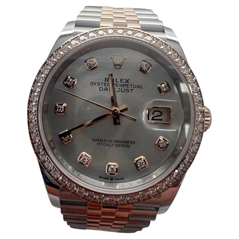 rolex rose gold heren|rolex diamond dial.